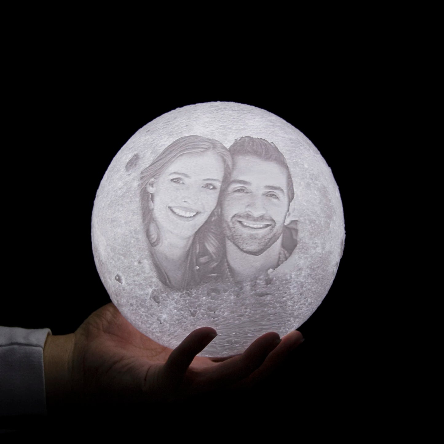 Personalized 3D Moon Lamp - USB Rechargeable